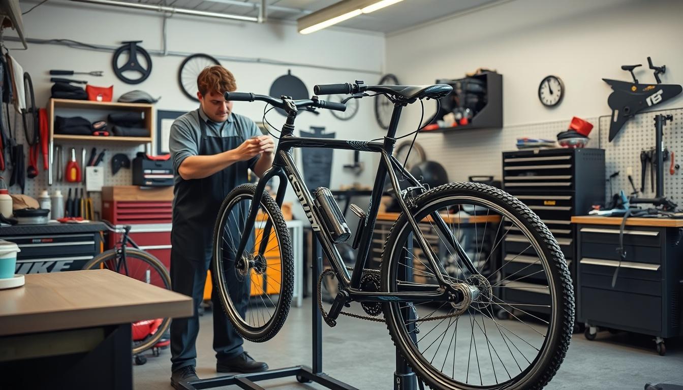 Assistenza bici semplice e ordinata